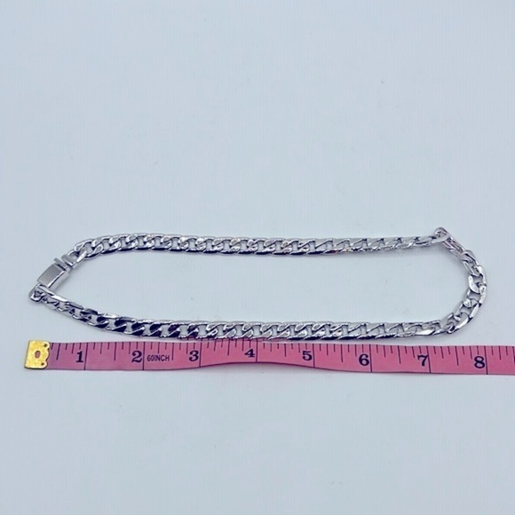 Swag Collection 18K Silver Cuban Link Necklace New in Box! - Picture 5 of 8